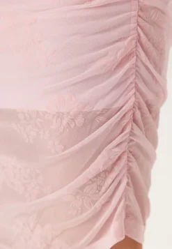 Pcmerry Sl Ruching Short Dress