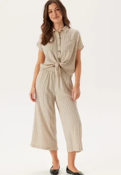 Pcpia Ss Tie Shirt Wvn Noos