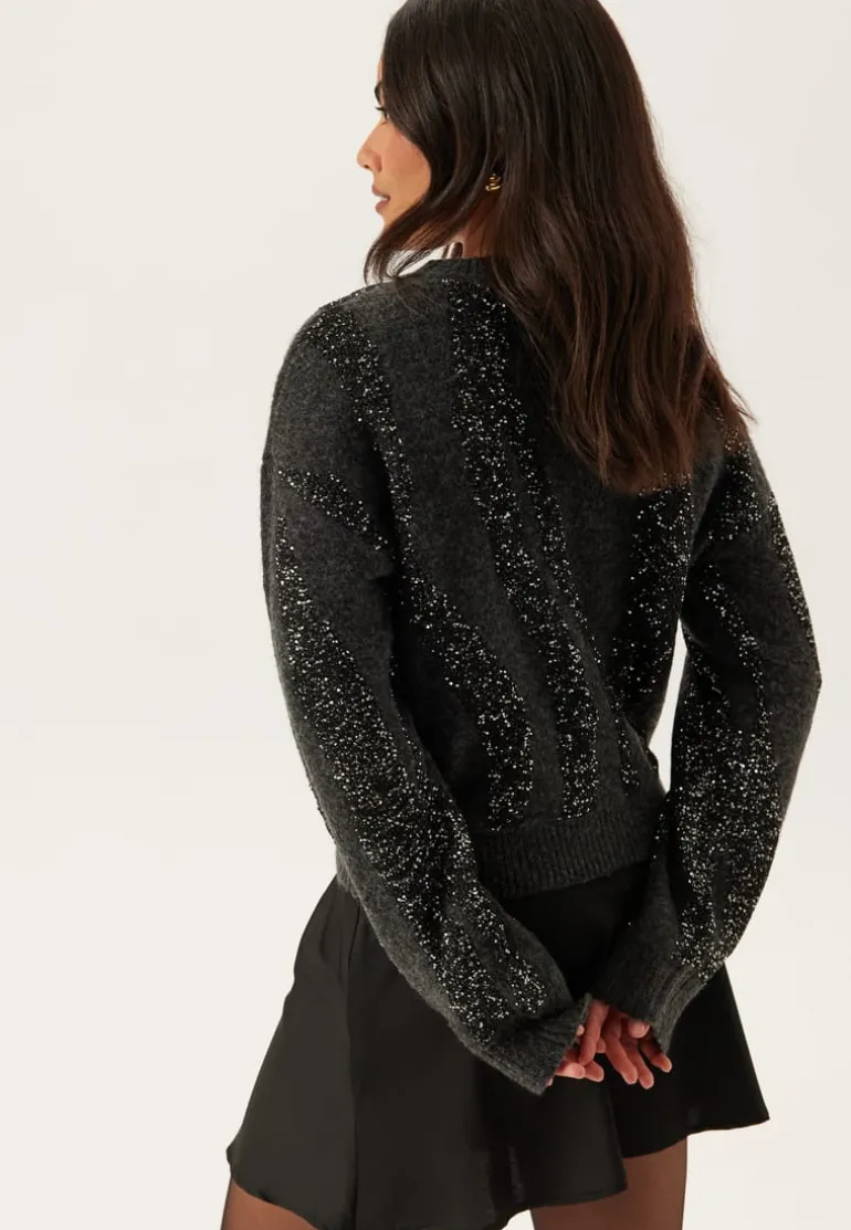 Pcrada Ls O-neck Sequin Knit