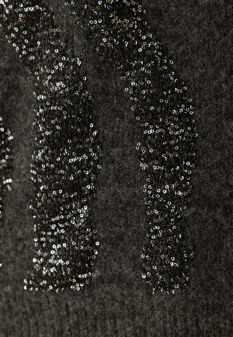 Pcrada Ls O-neck Sequin Knit