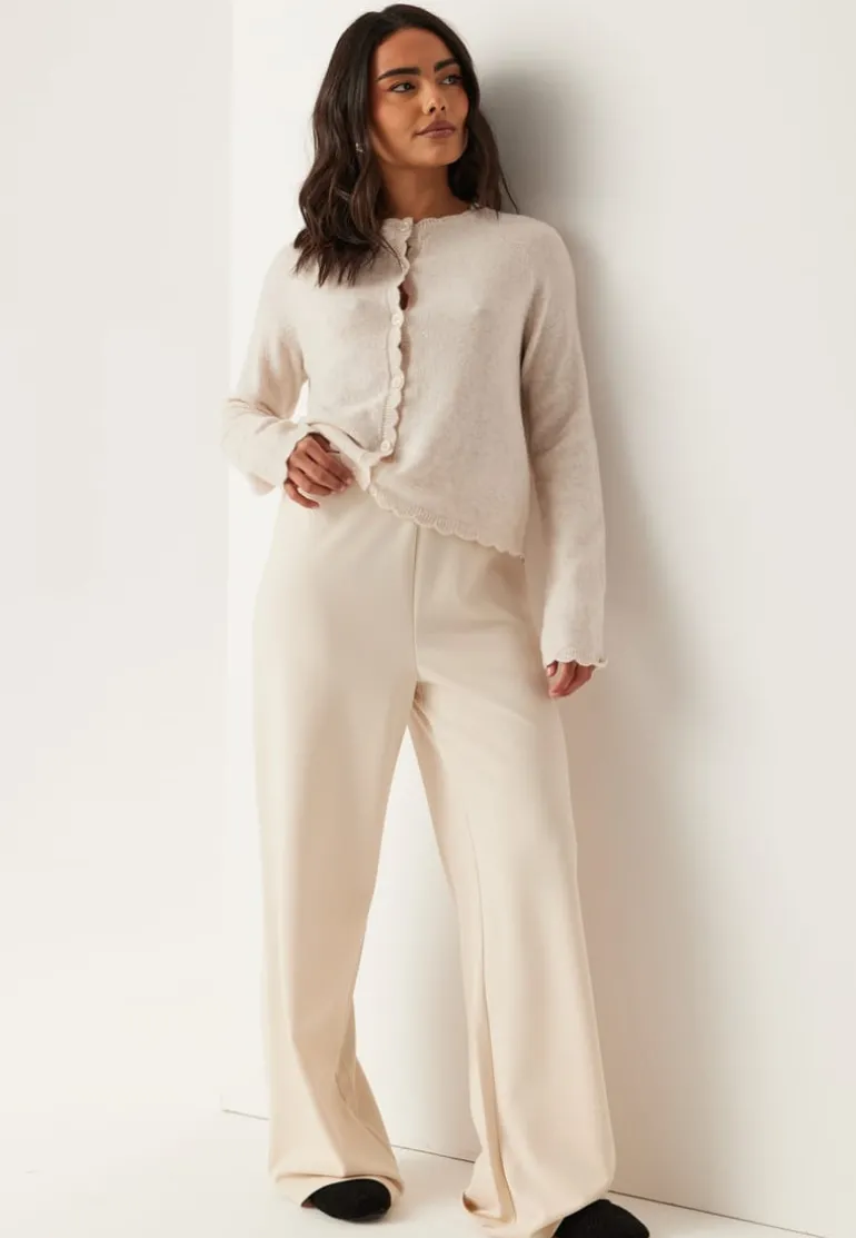 Pcrath Ls O-neck Knit Cardigan