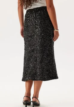 Pcserena Sequin Hw Midi Skirt