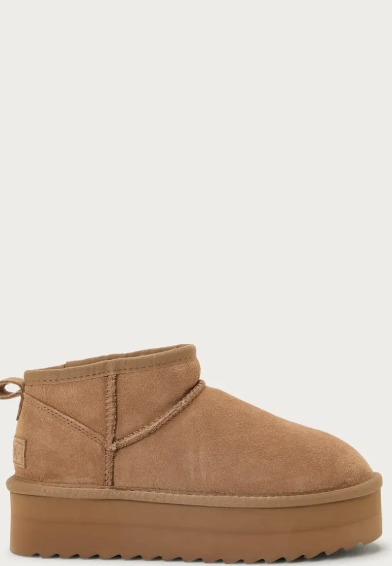 Platform Winter Boot In Suede