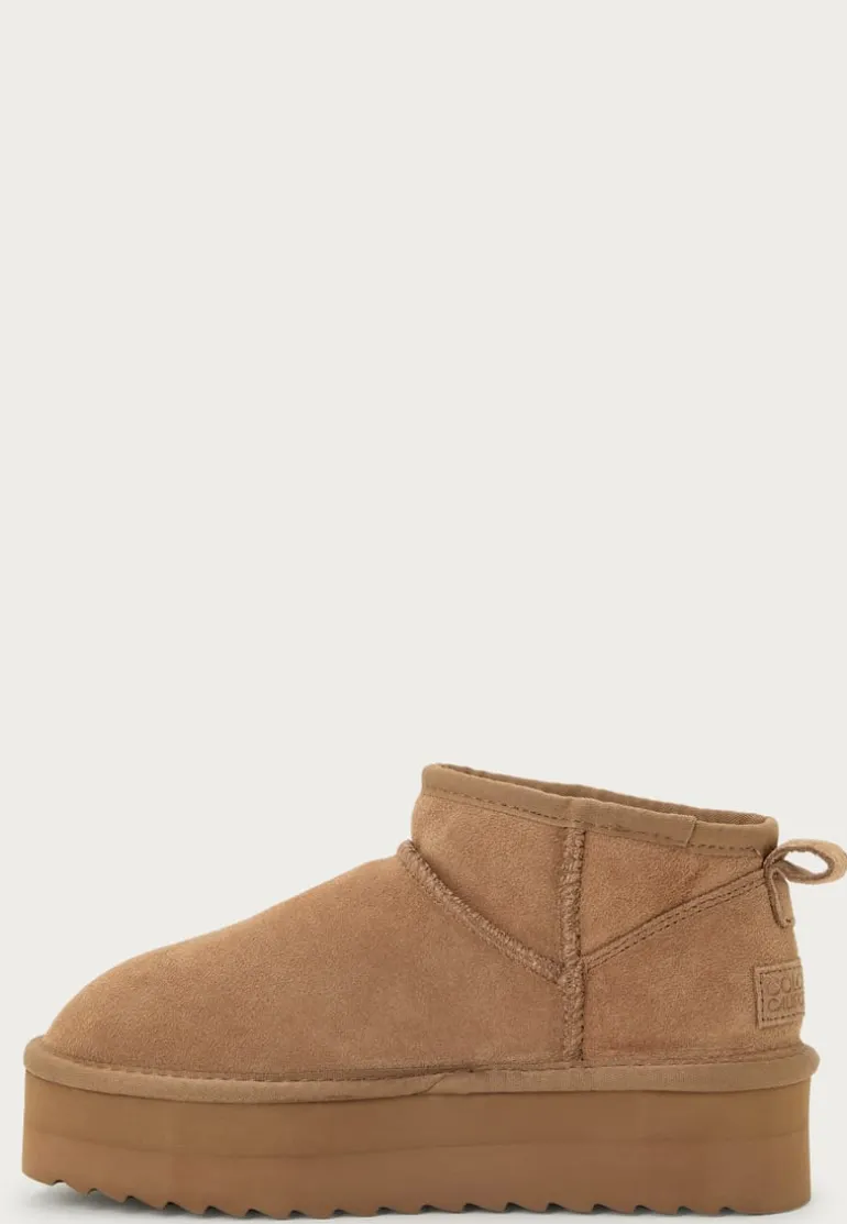 Platform Winter Boot In Suede