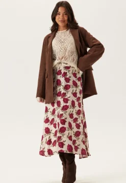 Printed Midi Skirt