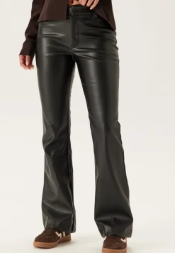 PU Bootcut Trousers