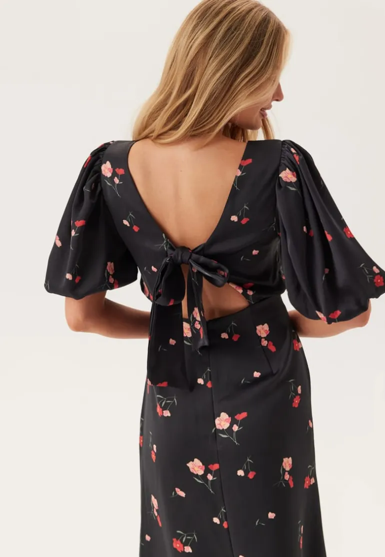 Puff Sleeve Ankle Dress