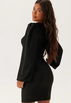 Puff Sleeve Sparkling Dress