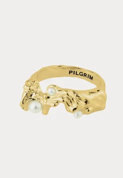 Raelynn Recycled Ring Gold-pla