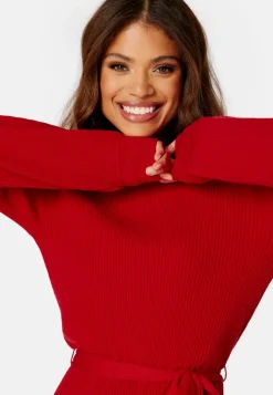 Rib Knitted Skater Dress