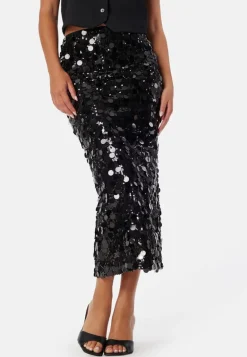 Sequin Ankle Skirt