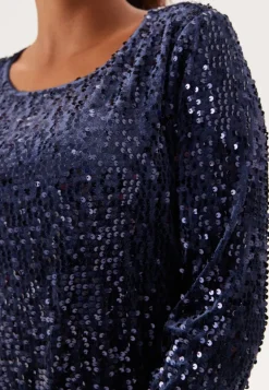 Sequin Long Midi Dress