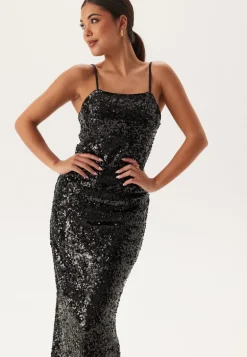 Sequin Strap Dress