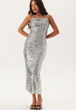 Sequin Strap Dress