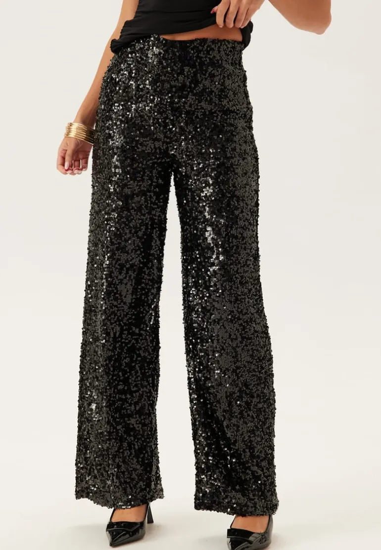 Sequin Wide Trousers