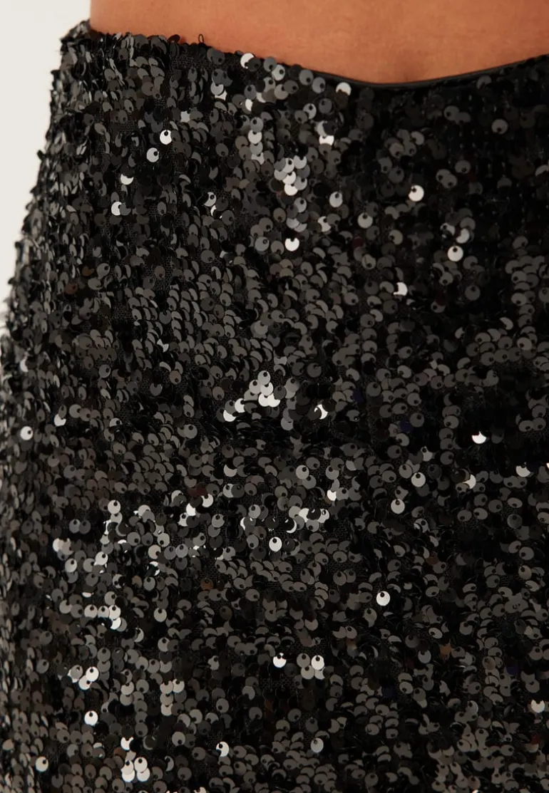 Sequin Wide Trousers
