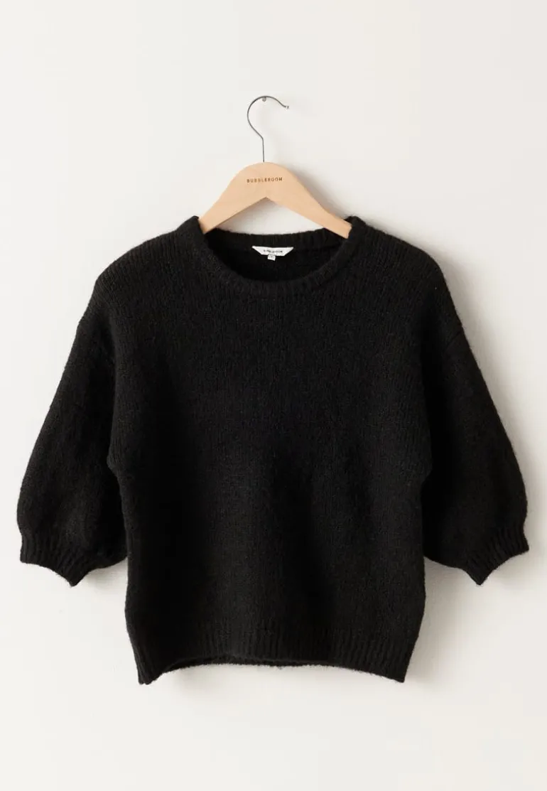 Short Sleeve Knitted Sweater