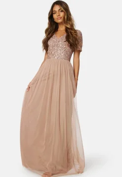 Short Sleeve Sequin Dress