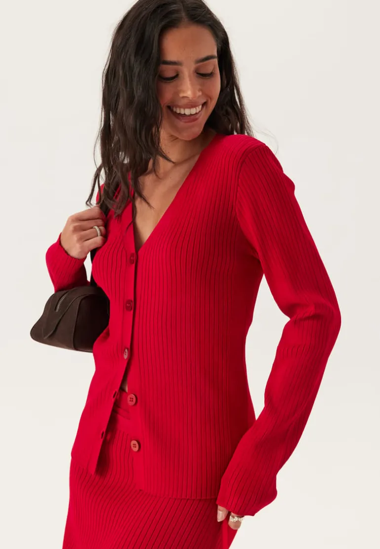 Slfcarly Ls Knit Cardigan