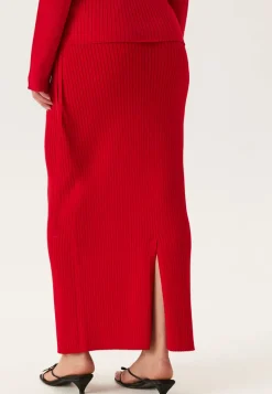 Slfcarly Mw Knit Ankle Skirt
