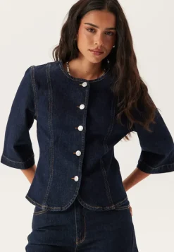 Slfvida-kori 3/4 SHORT DENIM J