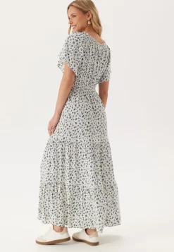 Smock Maxi Viscose Dress
