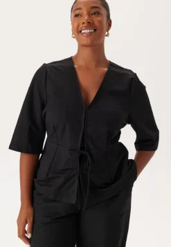 Soft Short Sleeve Blazer