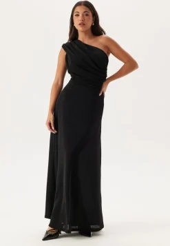 Sparkling One shoulder Soft Maxi Dress