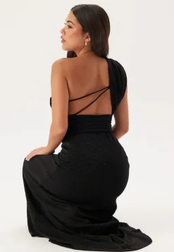 Sparkling One shoulder Soft Maxi Dress