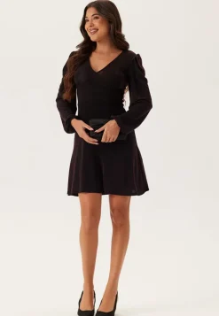 Sparkling Puff Sleeve Dress