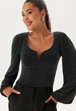 Sparkling Puff Sleeve Top