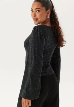 Sparkling Puff Sleeve Top