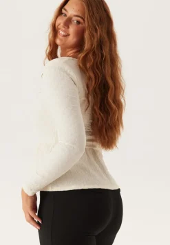 Square Neck Peplum Top