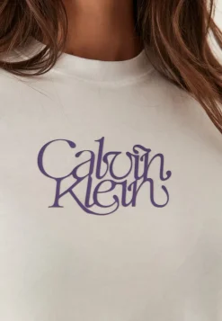 Ss Fitted Script Calvin Klein Te