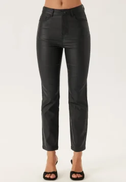 Straight Leg Coated Jeans