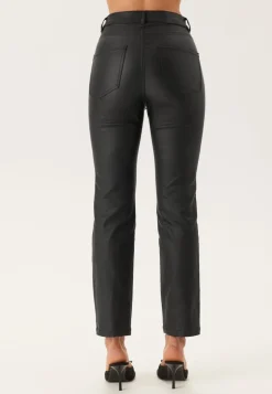 Straight Leg Coated Jeans