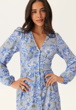 Structure Button Midi Dress