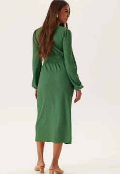 Structure Button Midi Dress