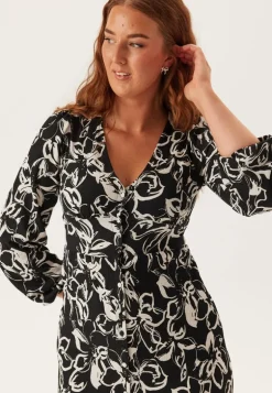Structure Button Midi Dress