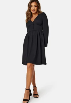 Structure Button Short Dress