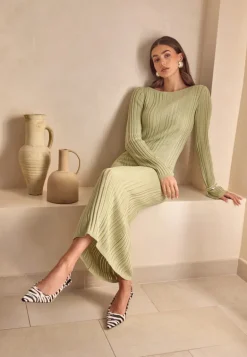 Structure Knitted Dress