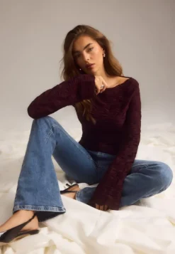 Structure Long Sleeve Top
