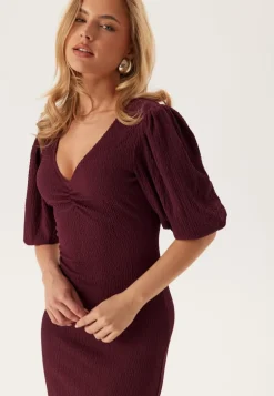 Structure Puff Sleeve Dress