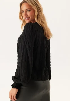Structure Puff Sleeve Top