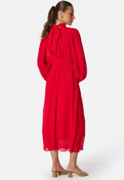 Structured Bow Midi Dress