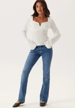 Structured V-Neck Top