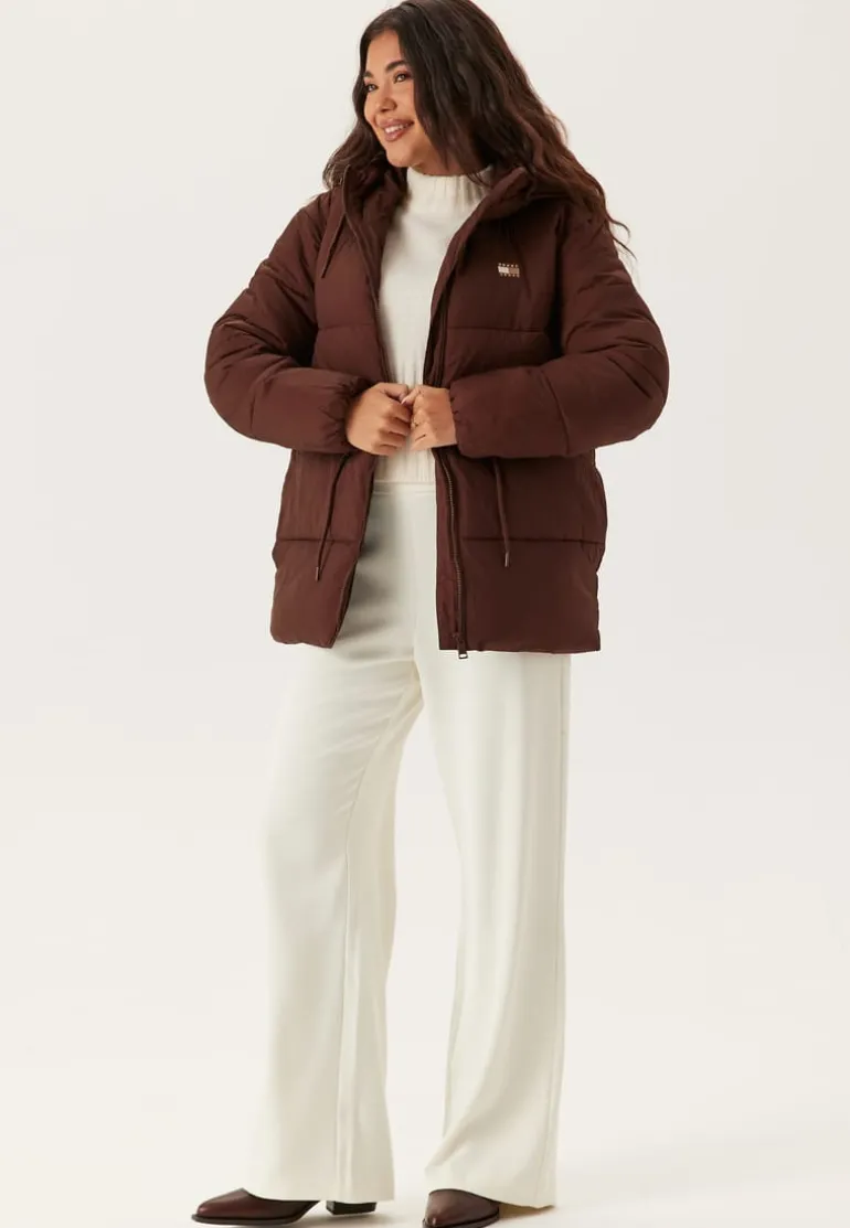 Tjw Hooded Midi Puffer Jacket