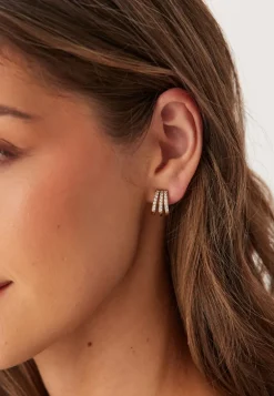 Trippel Crystal Earring