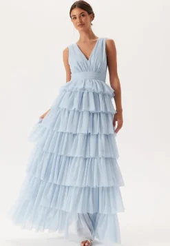 Tulle Frill Gown