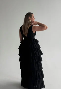 Tulle Frill Gown